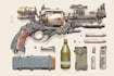 design unique weapons illustrations