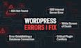 fix wordpress issues, fix wordpress errors, fatal bugs