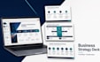 create business transformation presentation, consulting strategy deck