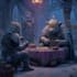 do a unique fantasy game character art