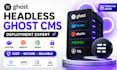 do headless ghost website, ghost deployment ghost docker, ghost ubuntu ghost api