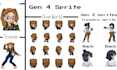 create custom gen 3, gen 4, gen 5 pokémon trainer and overworld sprites