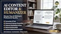 humanize ai generated text and edit content professionally