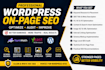 provide wordpress on page SEO optimization for your website