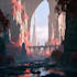 create fantasy environment concept art