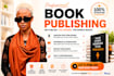 proofread, book formatting, cover design, and amazon KDP book publishing