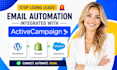 setup activecampaign email automation integrated  wordpress shopify salesforce
