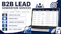 do b2b lead generation, web research, and email building