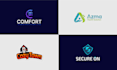 create a custom logo and brand identity for startups