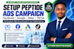 do peptide facebook, google, meta, tiktok ads campaign
