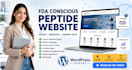 redesign or design wordpress website, landing page, peptide site and woocommerce