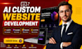 do replit, lovable, base44,  ai custom website development