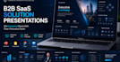 design b2b saas software solution presentation that wins clients