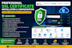 install and configure free SSL certificate for any web application