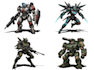 design sci fi mecha and robot concept art