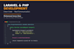 develop custom laravel PHP web applications and apis