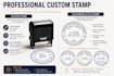 do proffesional custom stamp and california style stamp
