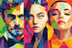 make an unique wpap pop art style