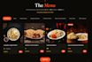 design a modern restaurant website with online ordering