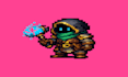 design custom pixel art characters and nft pixel art
