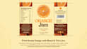 design jam jar label and food packaging label design