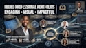 create a professional portfolio website to showcase your work