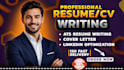 write and upgrade your resume, cv, cover letter, linkedin