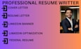 craft a professional ats, cv and cover letter