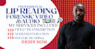 professionally lip read, transcribe silent videos, with detailed transcript