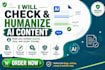 professionally edit and humanize your ai chatgpt content