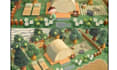 draw and create animal crossing island map for you