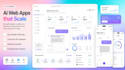 develop a full stack ai web app with custom ai integration