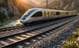 do 3d train station, 3d railway design, subway metro, train track