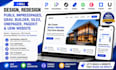 design, redesign publii, impresspages, grav, builder, and ueni website