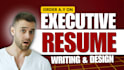 provide professional executive resume writing service