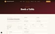 develop restaurant website with online table booking