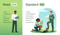design modern flat vector illustrations for web, app