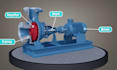 create 3d centrifugal pump animation, valve pump animation explainer video