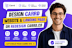 design carrd website, carrd landing page, or redesign carrd co one page website