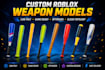 create custom roblox weapon models