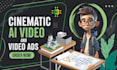 create cinematic ai videos and ai commercial video