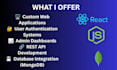 develop a full stack mern web application with react and node js
