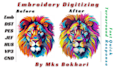 do embroidery digitizing, digitize image into dst pes emb files