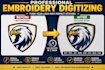 convert logo into embroidery digitizing files dst pes jef emb