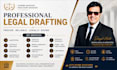 draft, review and edit professional legal documents and contract