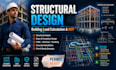 building load calculation structural design and mep
