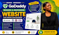 design redesign or develop godaddy website and ecommerce store