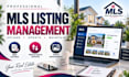 manage and update mls listings for real estate agents