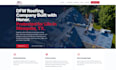 design roofing website roofing contractor website roofing landing page