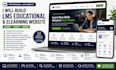 build lms educational website online course website education, elearning website